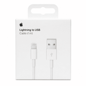 Cable iPhone USB-A a Lightning 1 Metro Carga y Datos 2 Cable iPhone USB-A a Lightning 1 Metro Carga y Datos - Imagen 1