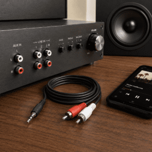 Cable Mini Plug 3.5mm a 2 RCA Audio Estéreo - Imagen 2