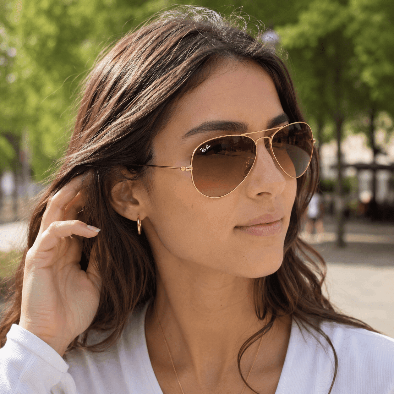 Lentes de Sol Ray-Ban Aviador Classic Dorado Marrón 1 AVIADOR20GOLD20BROWN20MEDIUM 2