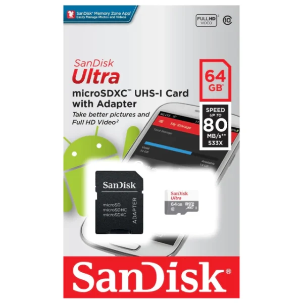 Memoria Sandisk 64Gb 1 MEMORIA20SD20SANDISK2064GB201