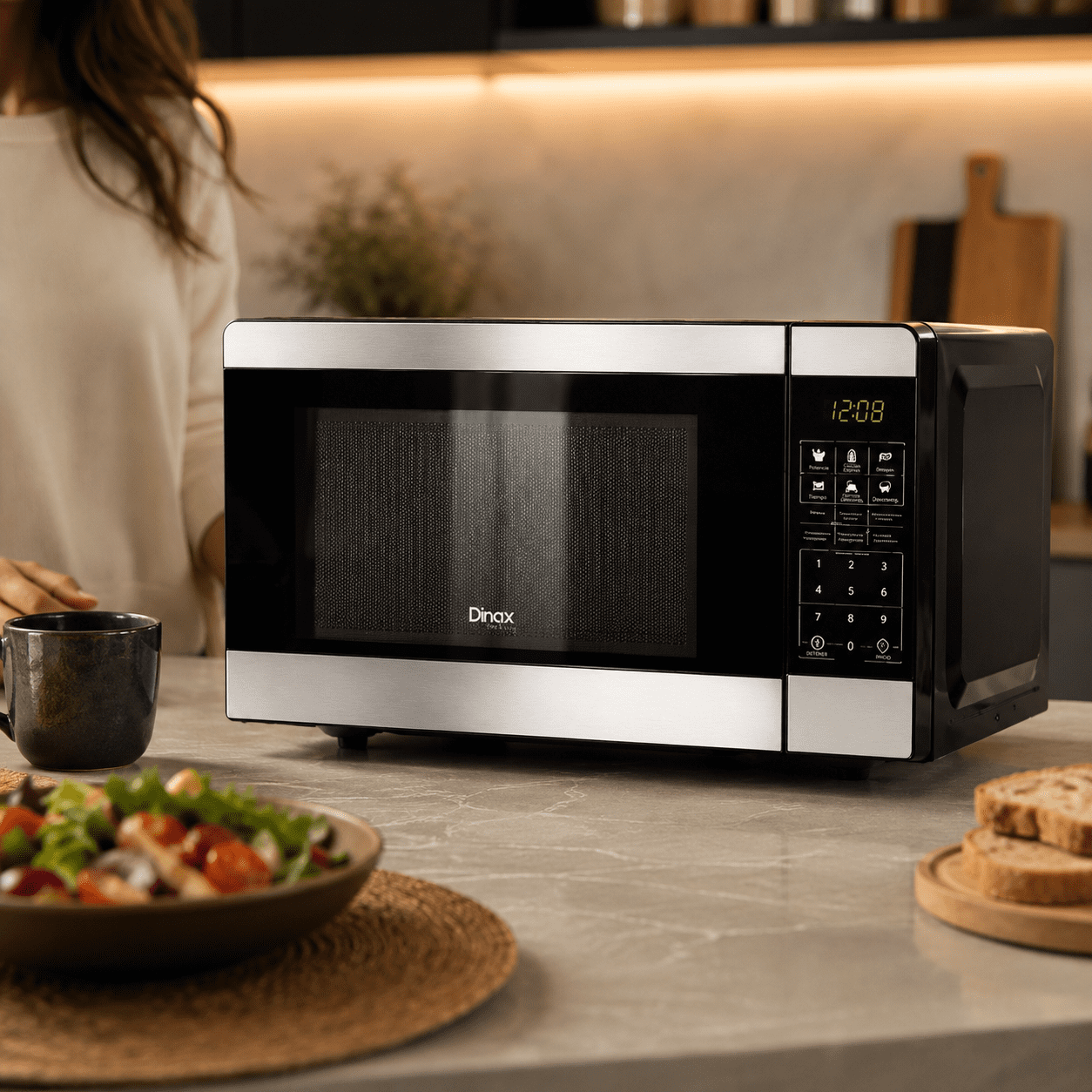 Microondas Digital Dinax 20 Litros 700W con Panel Táctil 1