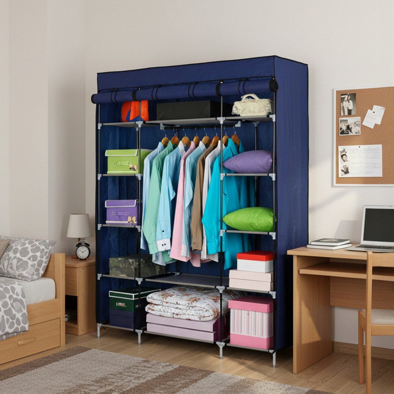 Organizador de Interior Multicompartimentos Suono Azul 1 download 88307 zoom