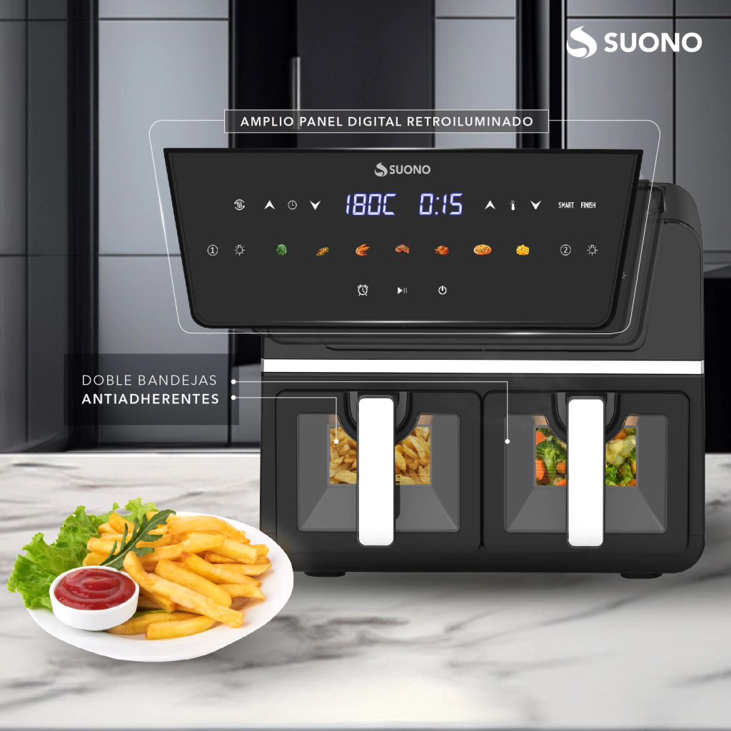 Freidora de Aire Suono Air Fryer Negro 1 hog0199 5 55bb92623dd826f49b17358468631952 1024 1024