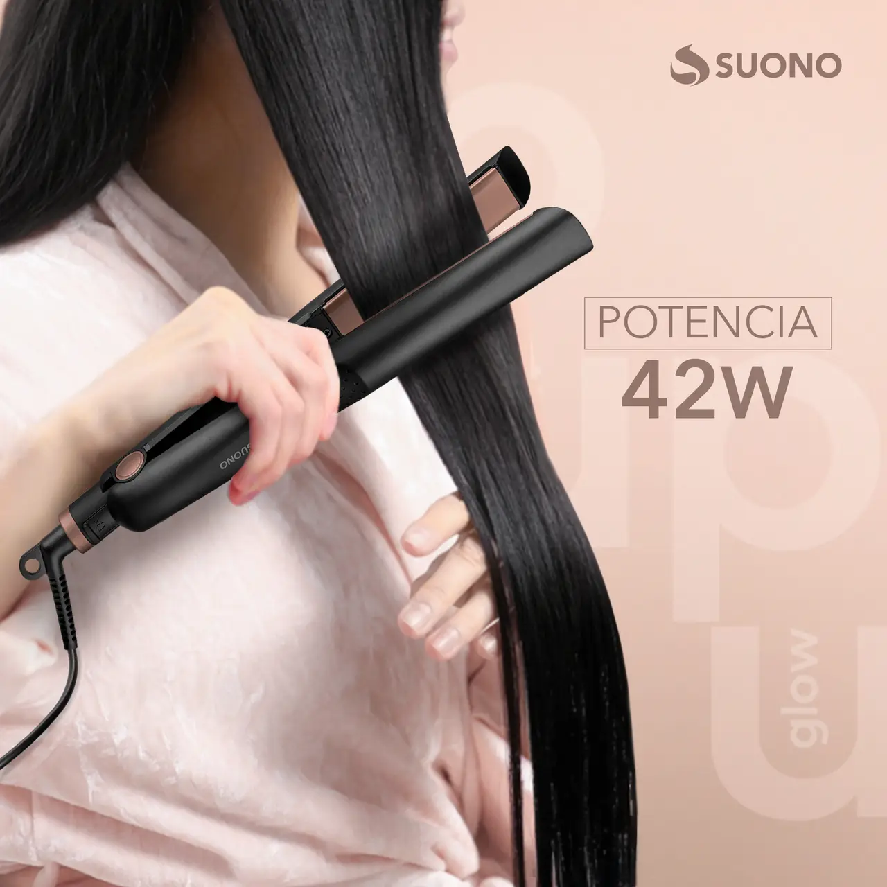 Planchita de Pelo Cerámica Suono Negro 3 planchita basica negro 11700 zoom
